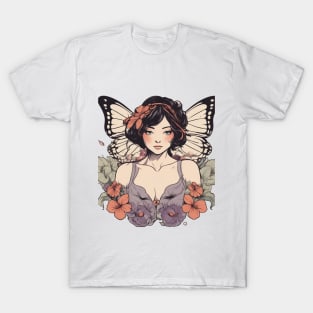 Butterfly Woman T-Shirt